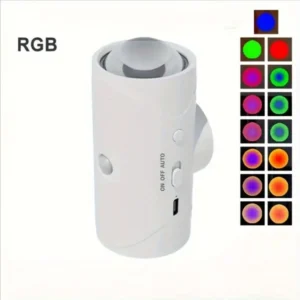 Dämmerung bis zum Morgengrauen Magnetisches Nachtlicht, Sport Human Sensing LED-Wandleuchte, USB wiederaufladbarer 1500mAh Akku, geeignet für Wohnzimmer, Schlafzimmer, Flur und Heimzimmerdekoration